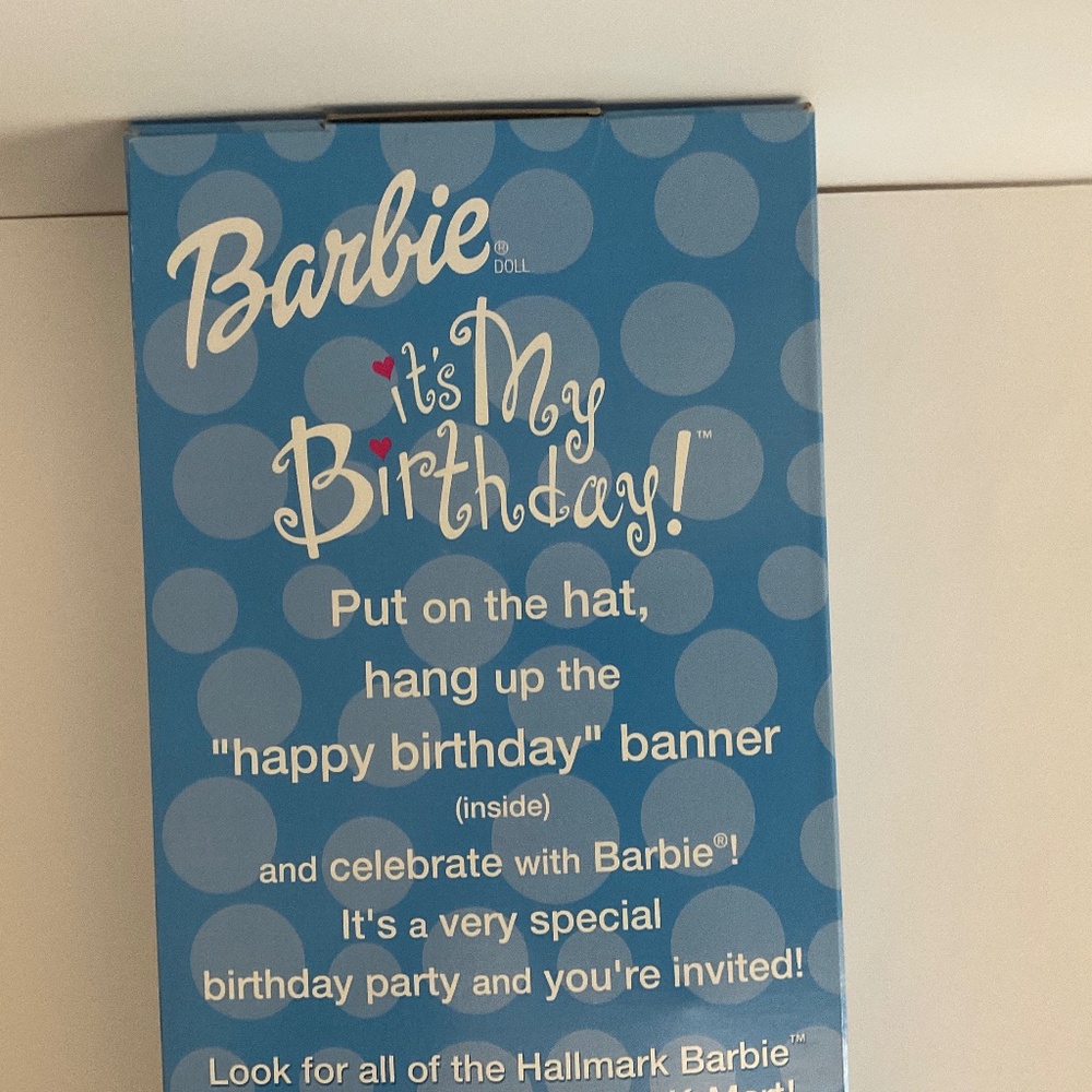 Barbie “It’s My Birthday!” Doll 2001 Mattel Kmart Special Edition - Picture 6 of 7